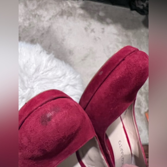 Franco Sarto Burgundy Baroque Pumps - Picture 12 of 16